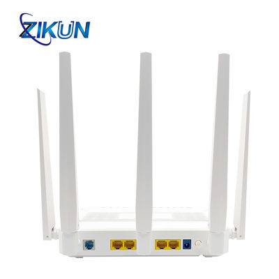 ZIKUN ONU 10Gbit/s AX3000 WiFi 6 GPON ONT 4GE 1POTS 5 antennas