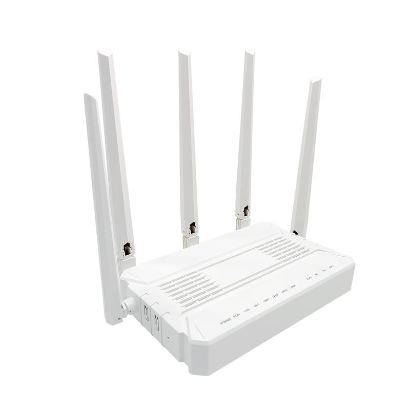 ZIKUN ONU 10Gbit/s AX3000 WiFi 6 GPON ONT 4GE 1POTS 5 antennas